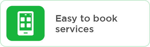 Easy to book services