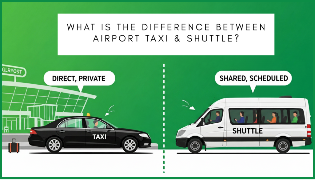 What Is the Difference Between Airport Taxi & Shuttle?